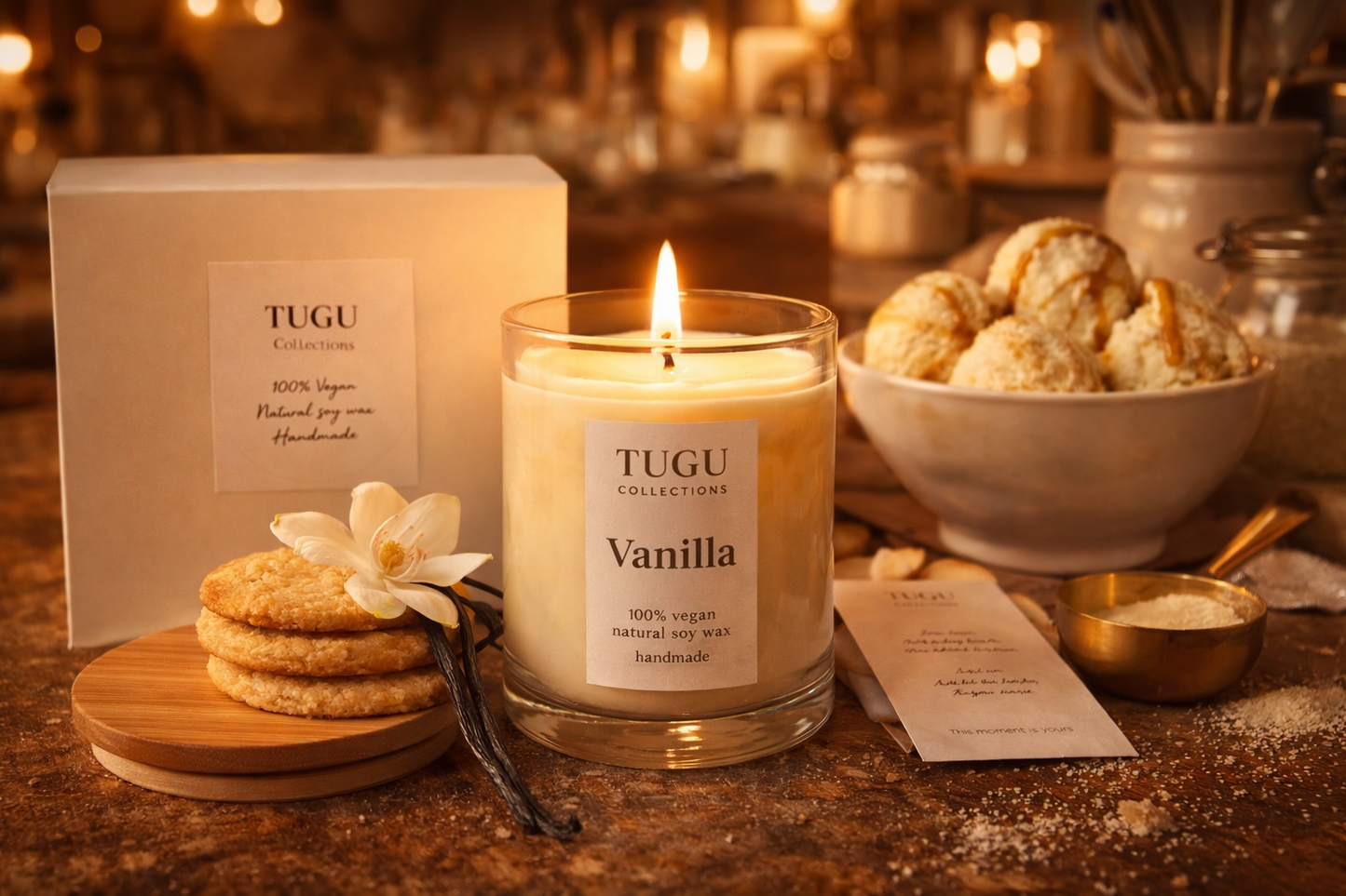 TUGU COLLECTIONS Vanilla Candle